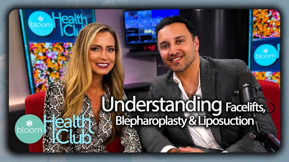 Dr. Alexander Dane on WFLA News Channel 8's Bloom Health Club discussing facelifts and eyelid surgery